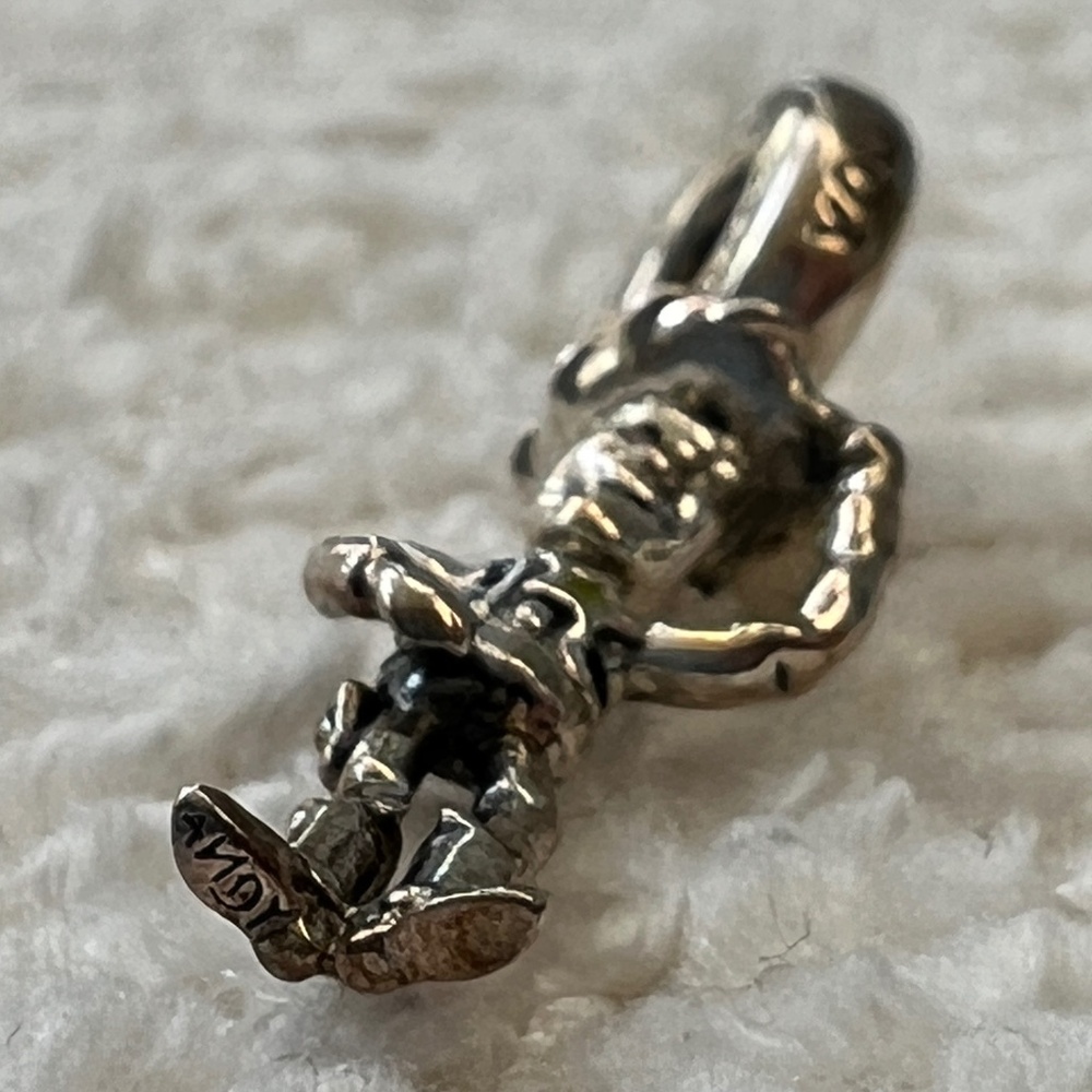 Pandora X Disney Woody Charm Sterling Silver Toy Story Bracelet Charm View 2